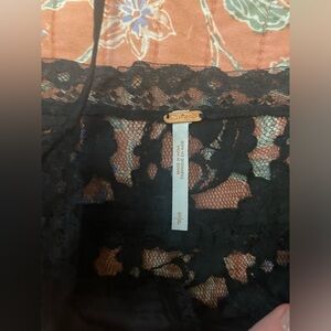 Intimately Free People see through lace tank, Ties in front.